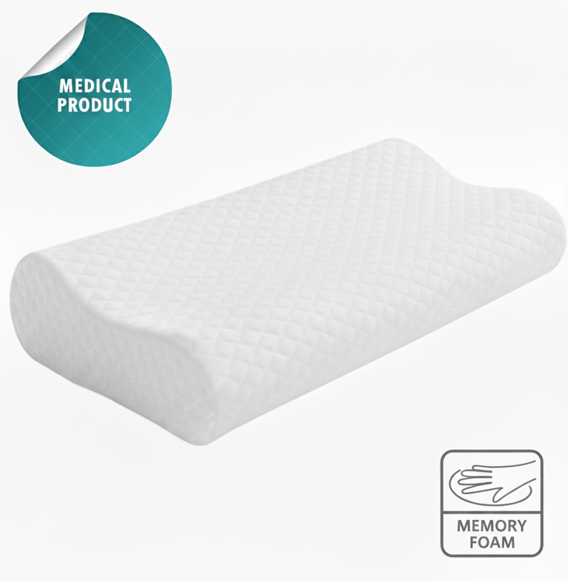 Medical Snow White Pillow - Head & Neck Support
