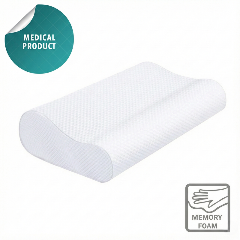 Medical Snow White Pillow - Head & Neck Support